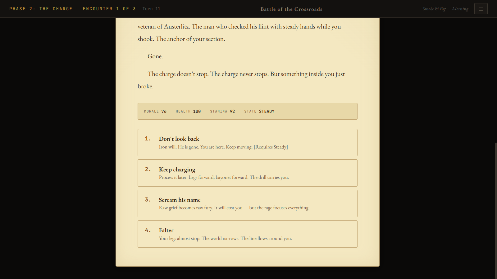 Narrative choices that shape your story